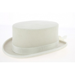 Chapeau demi haut de forme Naturel 10 cm