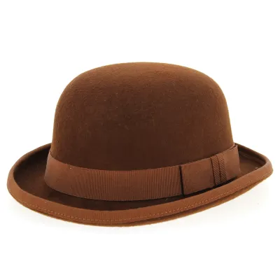 chapeau melon marron roux - achat chapeau melon Reference : 4535 | Chapellerie Traclet