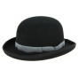 Black Wool Felt Derby Hat - Hatland