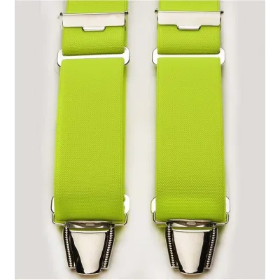 Biclip ® Harness Suspenders Fluorescent Yellow Reference: 751 | Chapellerie Traclet