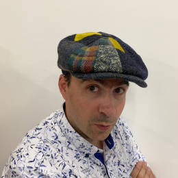 Casquette Hatteras Patchwork Laine & Coton- Stetson