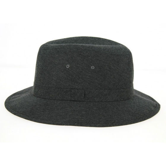 Chapeau Safari Chambray Noir Coton- Crambes Chapeau Safari Chambray Noir Coton- Crambes