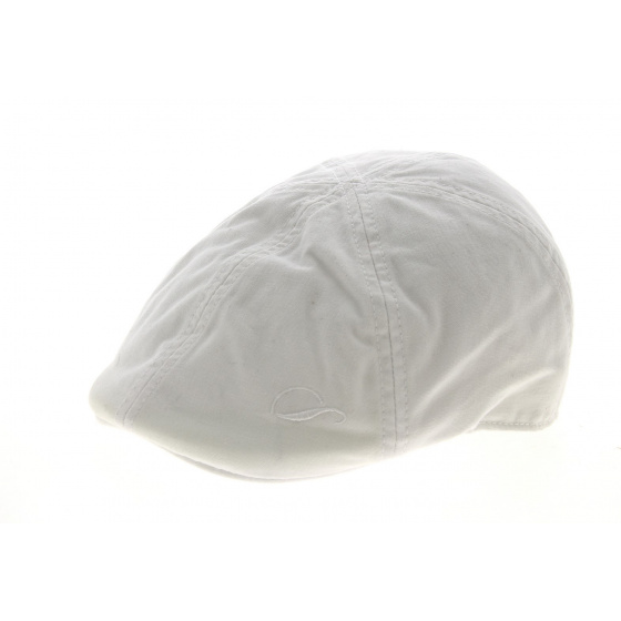 White Cotton Duck Bill Cap - Göttmann