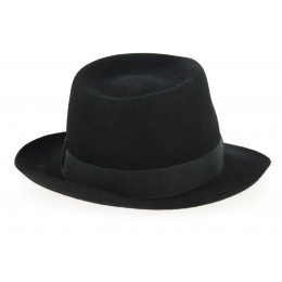 Fedora Felt Hat - Black - Wegener