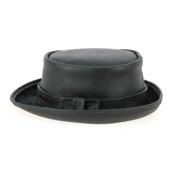 Chapeau Pork Pie cuir