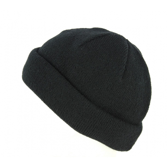 Short Cuffed Wool & Acrylic Beanie - Traclet