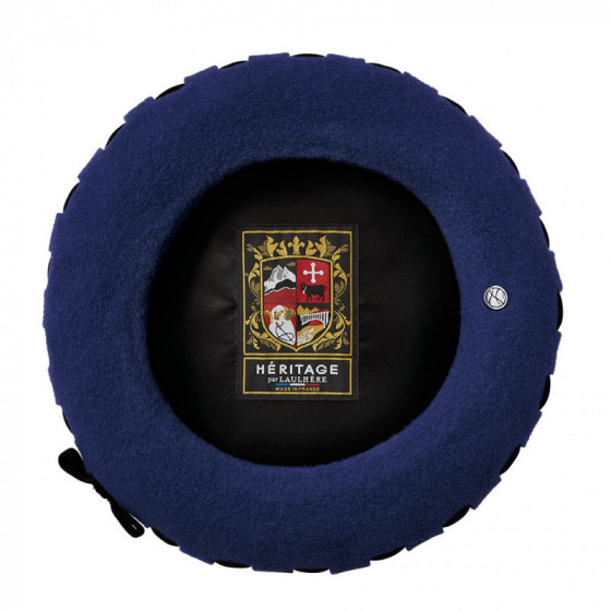 Ellie Merino Wool Beret Eclipse - Heritage by Laulhère