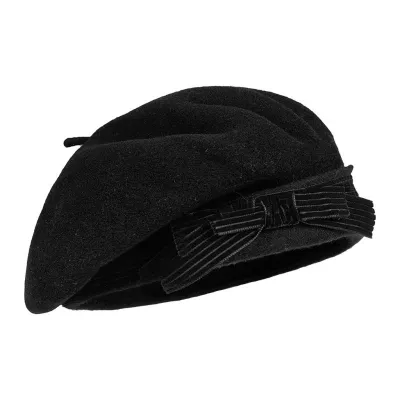 Béret Sixties Laine Mérinos Noir- Héritage par Laulhère Reference : 10884 | Chapellerie Traclet