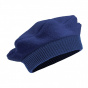 Polisson Child Beret Wool Merino Blue Night - Heritage by Laulhère