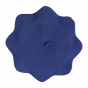 Kids Polisson Beret Merino Wool Navy Blue - Heritage by Laulhère