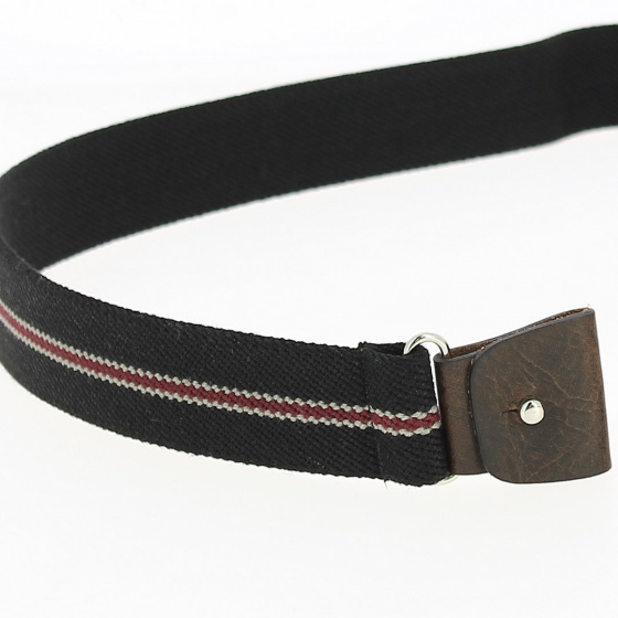 Ceinture Sans Boucle Lyon Noir - Traclet
