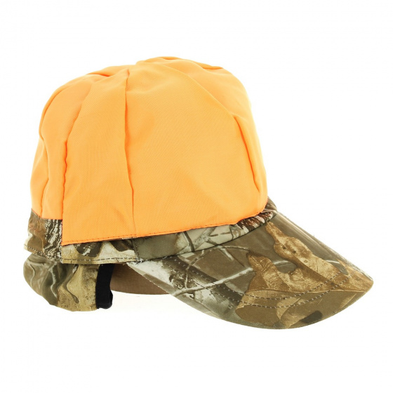 Casquette de chasse reversible avec cache oreilles Fléchet Paris