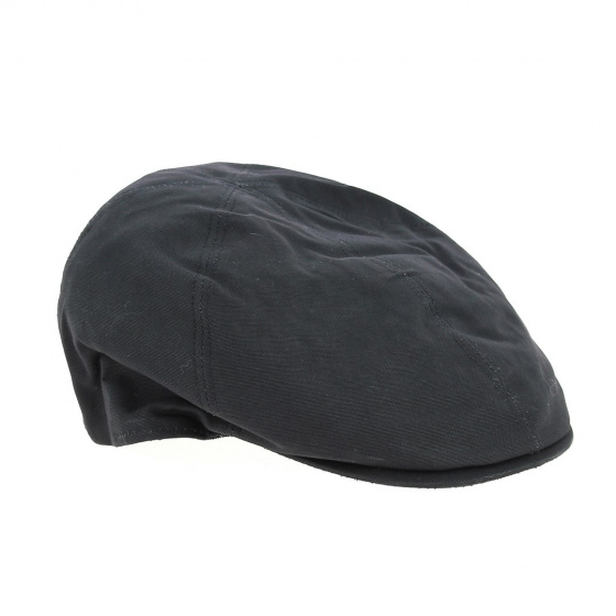 Black 100% cotton duck bill cap