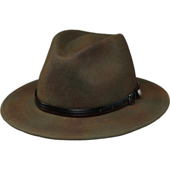 Chapeau Traveller Charlieu Vert vintage - Traclet Chapeau Traveller Charlieu Vert vintage - Traclet