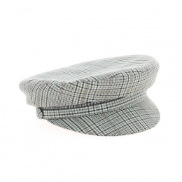Checked summer fisherman's cap - Made in France