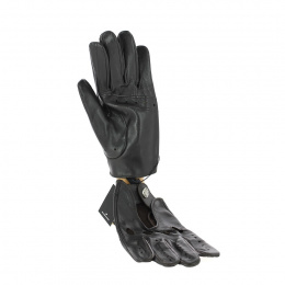 Gants Cuir D'Agneau Noir - Glove story