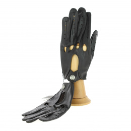 Gants Cuir D'Agneau Noir - Glove story
