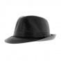 Chapeau cuir style blue's brothers