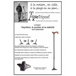 Able Tripod Cane Base Traclet