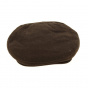 Brown ERDEN Mistral summer flat cap