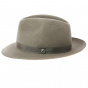 Le Chazelles Fedora Hat in Taupe Fur Felt - Fléchet