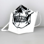 White Elastic Skeleton Fantasy Mask - Traclet
