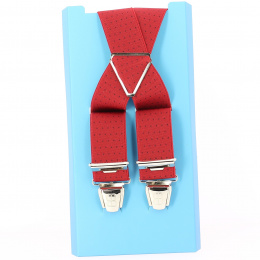 Vivans Red Fancy Suspender - Traclet