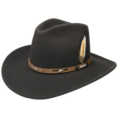Chapeau Western Vitafelt Marron- Stetson Reference : 9971 | Chapellerie Traclet