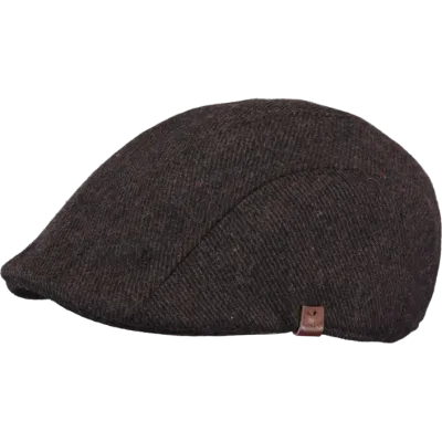 Dublin Brown Wool Duck Bill Cap - Barts Reference: 4838 | Traclet Hat Shop