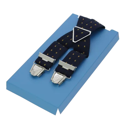 bretelles fantaisie coloris bleu marine Reference : 1831 | Chapellerie Traclet
