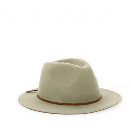 Wesley Traveller Hat Wool Felt beige- Brixton