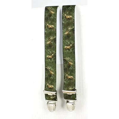Bretelles Chasseur Motif Cerf - Traclet Reference : 11006 | Chapellerie Traclet