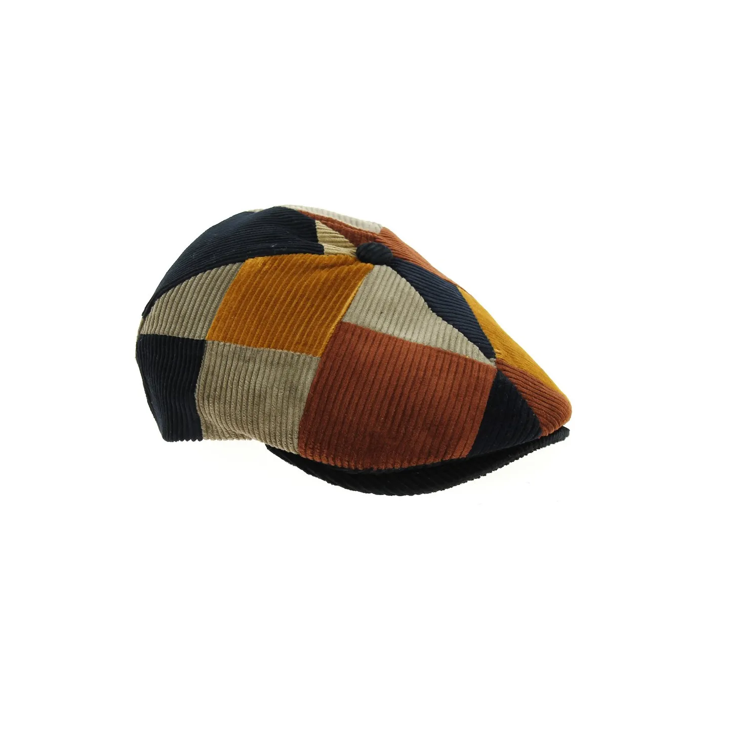 casquette patchwork velours