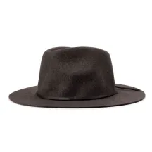 Chapeau Traveller Wesley Feutre Laine Noir délavé - Brixton Reference : 11009 | Chapellerie Traclet