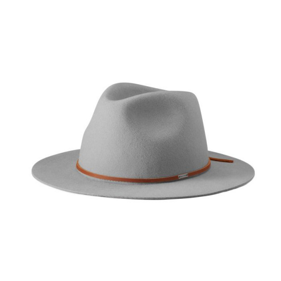 Traveller Hat Wesley Felt Wool grey - Brixton