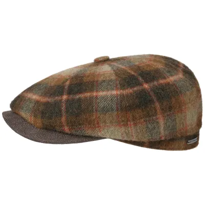 Stetson Hatteras Kansas Wool Plaid Cap Reference: 11017 | Traclet Hat Shop