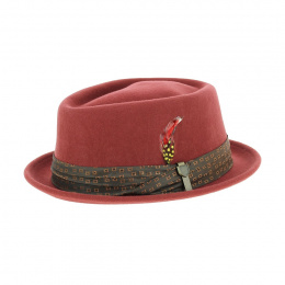 Chapeau Traveller Messer Feutre Laine Gris - Brixton