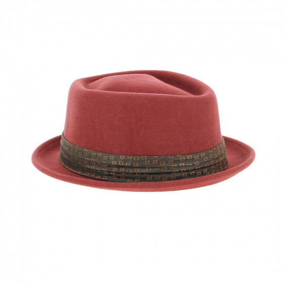 Chapeau Stout  Porkpie brique- Brixton