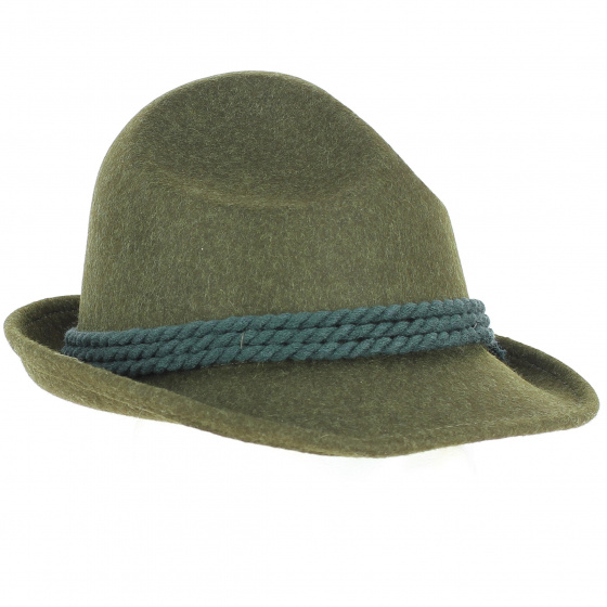 Heather Olive Tyrolian Hat - Dreispitz Hat
