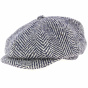 Hereford Chevron Blue Hatteras Cap - ALFONSO D'ESTE