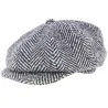 casquette homme -hatteras Hereford chevron Bleu - ALFONSO D'ESTE Reference : 11030 | Chapellerie Traclet