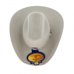 Chapeau Western - Country Silvertone Beige