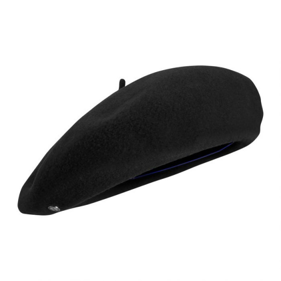 Béret Basque Laine Vierge Noir - Héritage par Laulhère