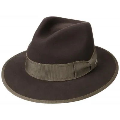 Chapeau Traveller Louisville Marron Laine & Cachemire- Stetson Reference : 11060 | Chapellerie Traclet