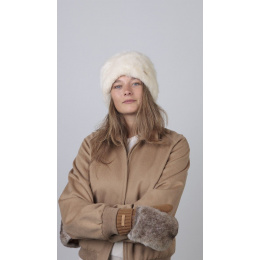 Bonnet-Toque Cable Fausse Fourrure Marron - Barts