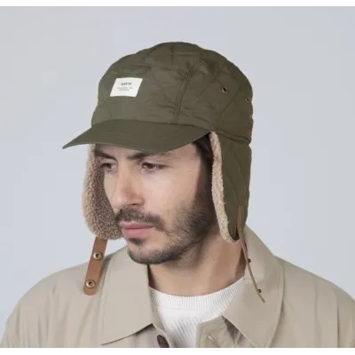 Aspen Cap with Ear Flaps Khaki - Barts Reference: 11075 | Traclet Hat Shop