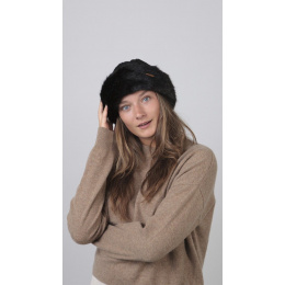 Bonnet-Toque Cable Fausse Fourrure Marron - Barts