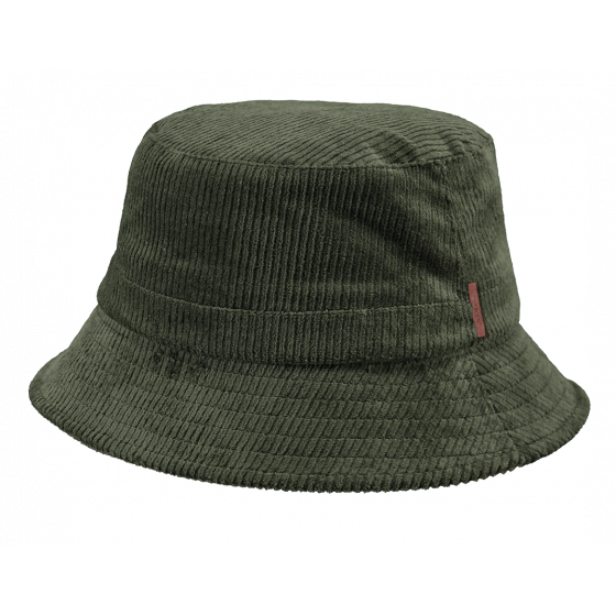Velvet Bucket Hat Donard Khaki - Barts