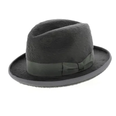 chapeau gris homburg mitterand