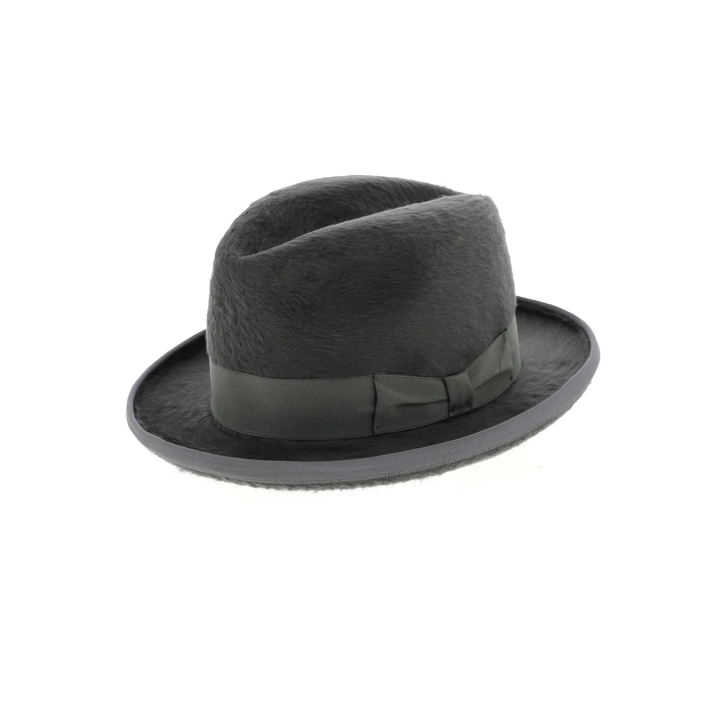 chapeau gris homburg mitterand